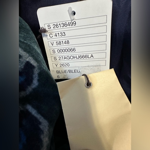 ELEVENES  SIZE 6 VELOUR VINTAGE COAT BY ANTHROPOLOGIE NEVER WORN W/ TAGS - Picture 9 of 11